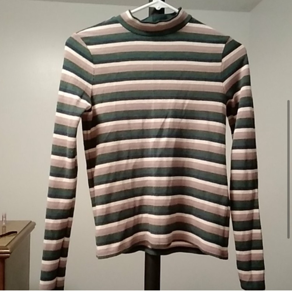 AE knit striped long sleeve